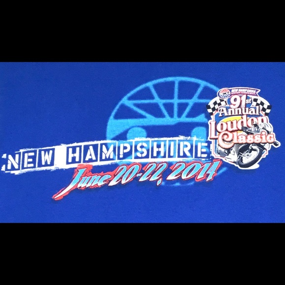 New Hampshire Motor Speedway Graphic T-Shirt Blue - Picture 2 of 5